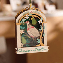 Partridge in a pear tree ornament