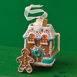 Gingerbread mug ornament
