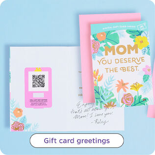 Gift card greetings