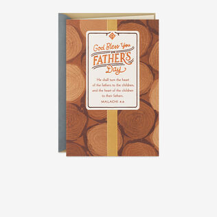 May God Bless You Religious Fathers Day Card