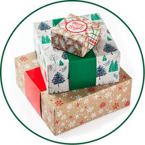 Patterned gift boxes
