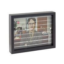 The Office Dwight Schrute Behind Blinds Wall Decor