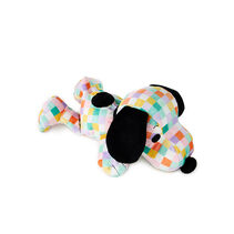 Floppy Snoopy Plush With Pastel Checkerboard Fur