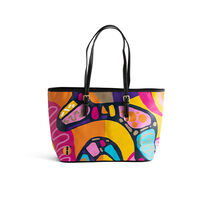 Melissa Mitchell Sister Love Bold Abstract Tote Bag