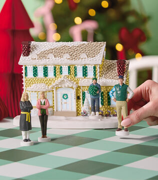 National Lampoons Christmas Vacation ornaments and tabletop. 