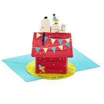 Peanuts&reg; Snoopy and Woodstock Hooray 3D Pop-Up Card