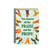 You Deserve All the Praise Congratulations Card
