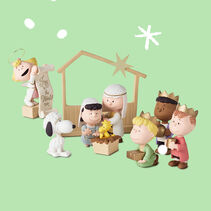 Peanuts&reg;-themed nativity set.