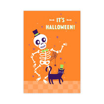 Bone App&eacute;tit Funny Custom Halloween Card