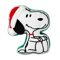 Peanuts® Santa Snoopy Shaped Pillow