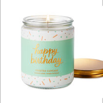 Happy birthday scented single-wick jar candle