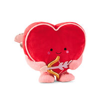 Cupid Heart Valentines Day Musical Plush With Motion, 10" H