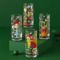 Dr. Seusss How the Grinch Stole Christmas!™ Drinking Glasses, Set of 4
