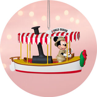 Mickey Mouse on the Jungle Cruise boat ornament