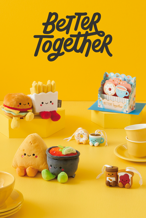 Better Together plush, ornaments, and cards