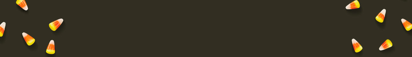 Dark gray background with candy corn