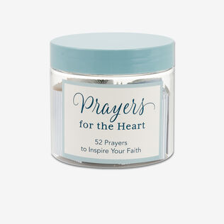 DaySpring Prayers for the Heart Jar With 52 Prayer Cards