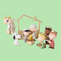 Peanuts&reg;-themed nativity set.