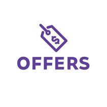 sale tag icon with Offers' text
