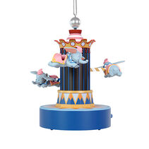 Disney Parks Memories 70 Years of Disneyland Dumbo the Flying Elephant Musical Ornament With Light and Motion