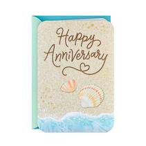 Happy anniversary ocean-themed card