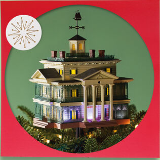 Disney The Haunted Mansion Collection Disneyland Manor Tree Topper With Light and Sound