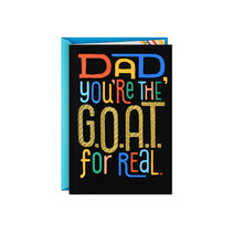 Youre the G.O.A.T. Father's Day Card for Dad