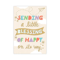 Sending Blessing of Happy Religious Custom Card