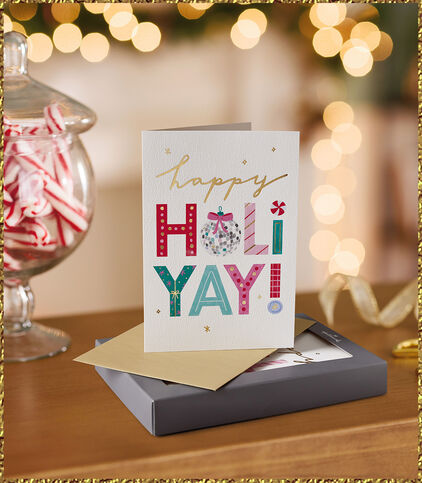 Happy Holi-yay boxed card set