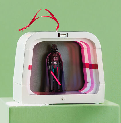 The Sith Lord&trade; Strikes Star Wars ornament. 