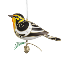 Elegant bird ornament