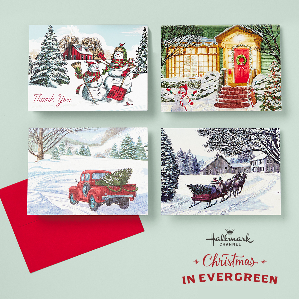 Christmas in Evergreen Gift Wrap and Stationery