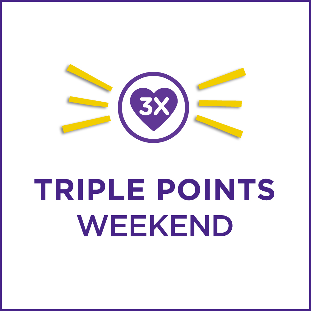 Triple points weekend