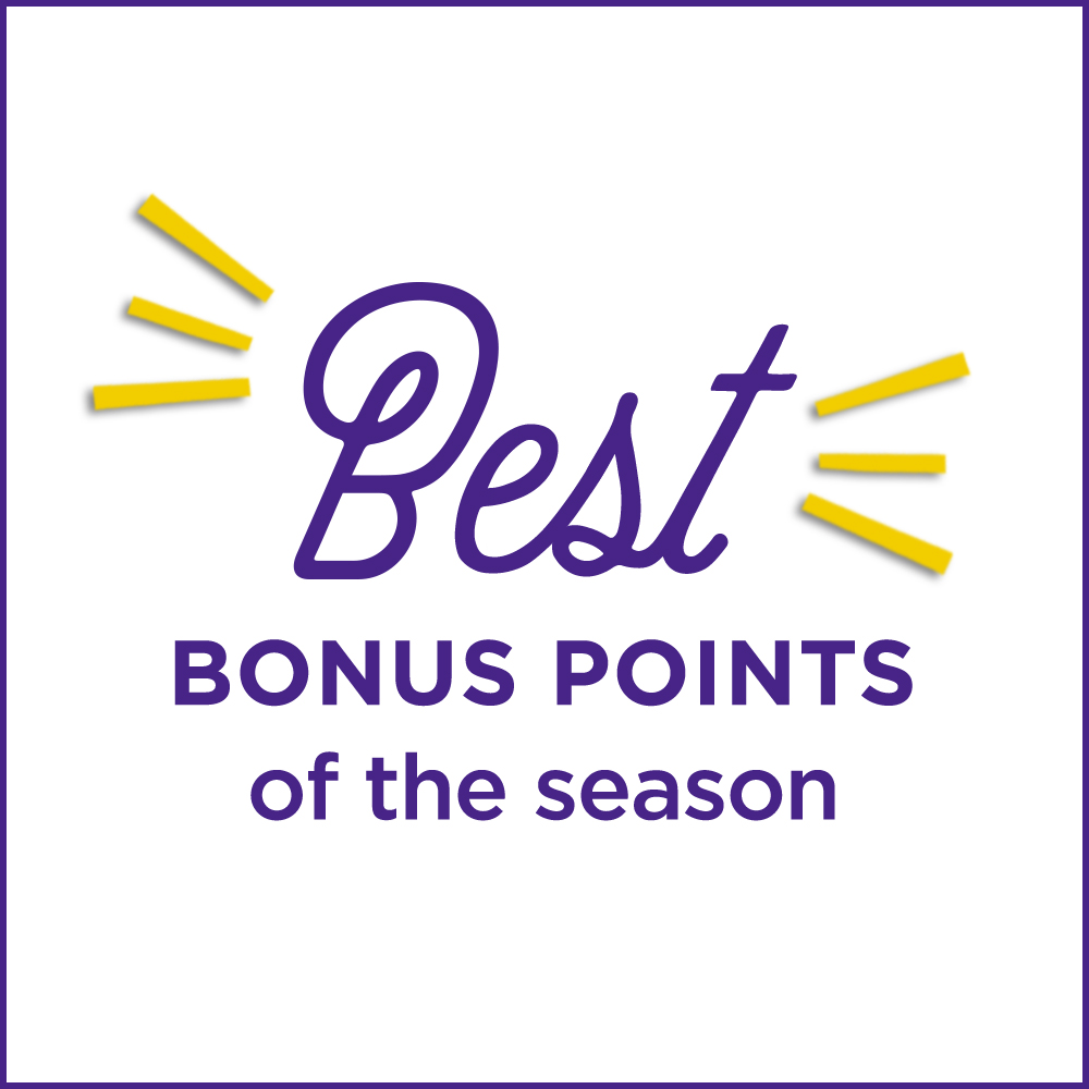 Best Bonus Points of the season!