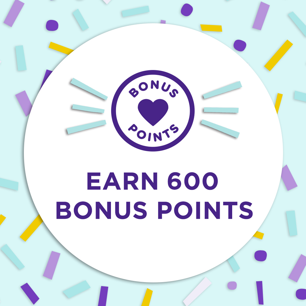 Earn 600 Bonus Points