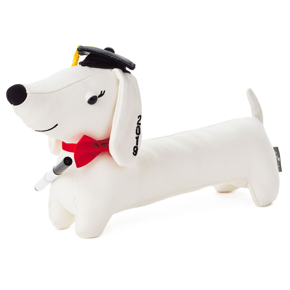 Graduation Autograph Pup Stuffed Animal