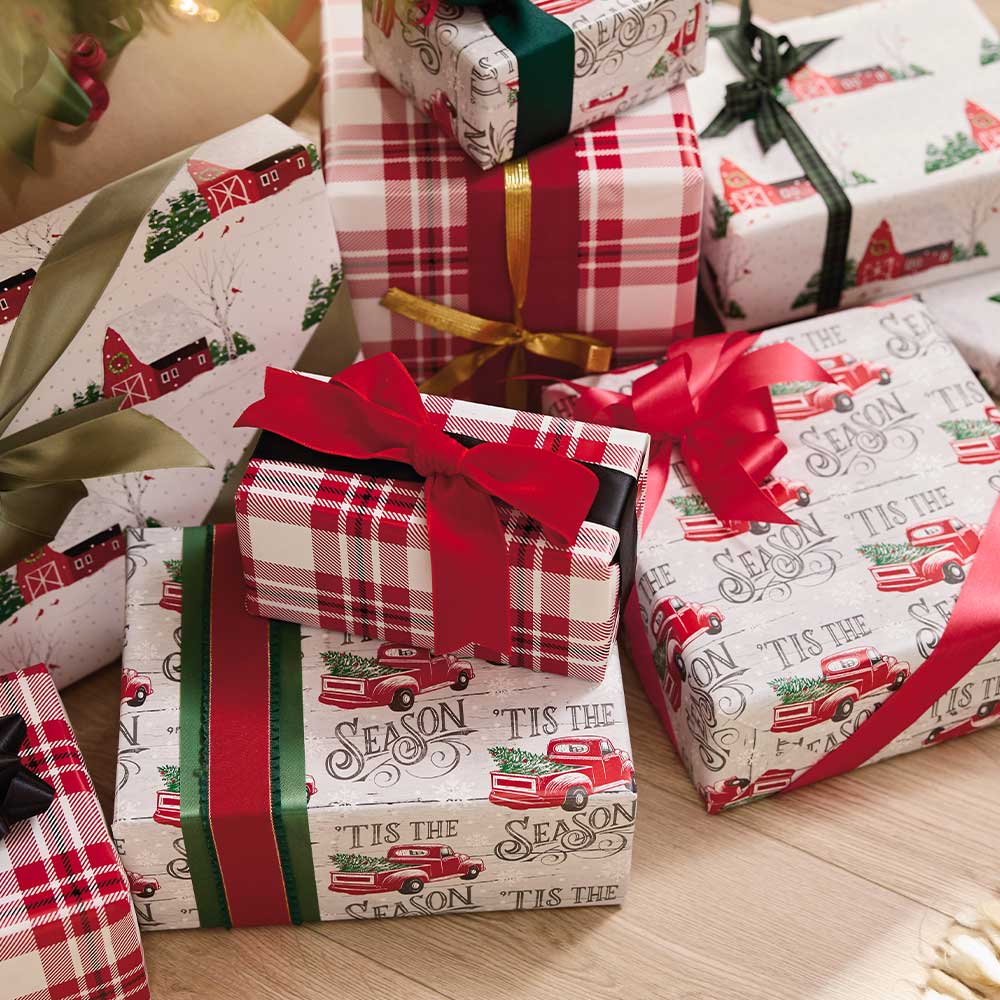 Hallmark Holiday Wrapping Paper Tri-pack