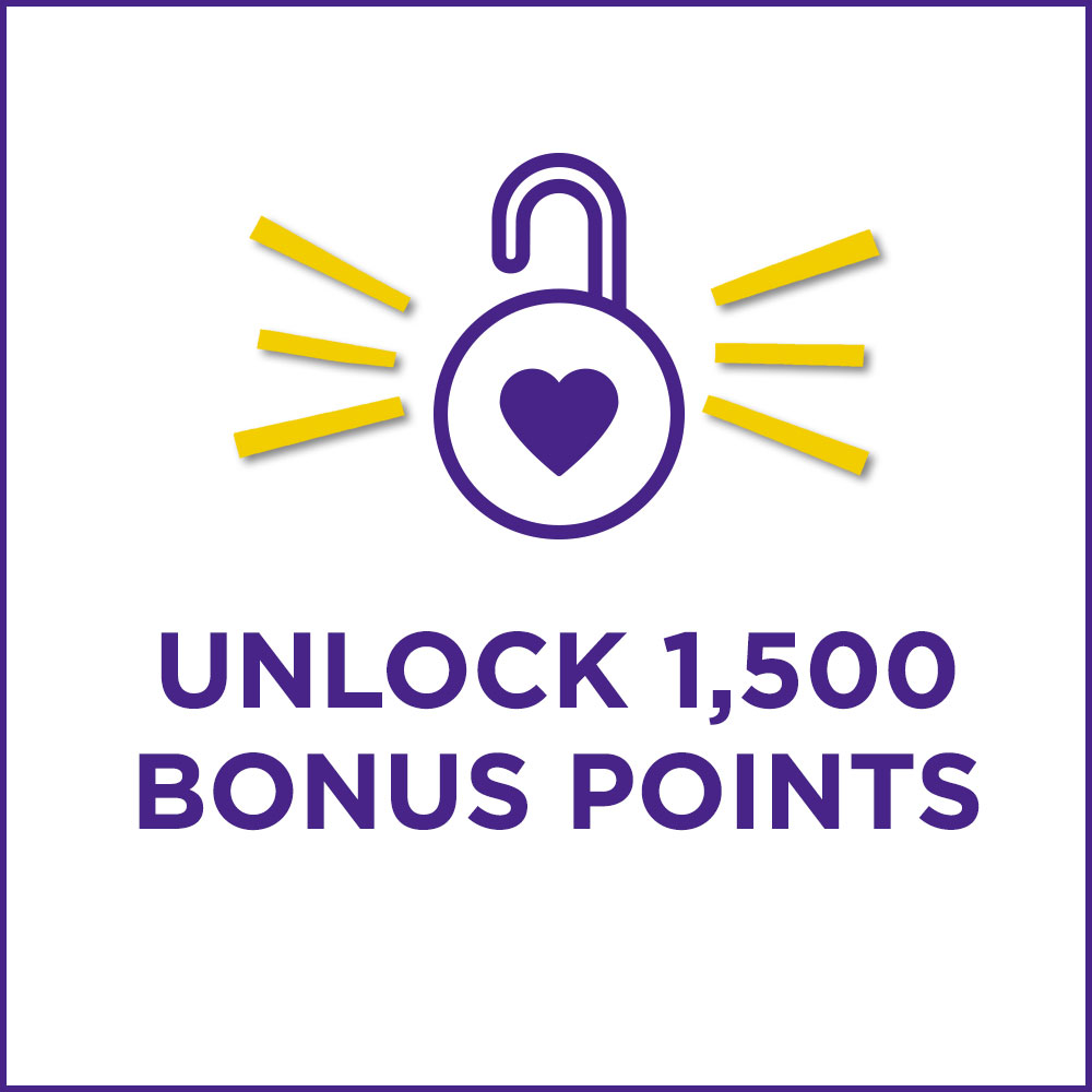 Unlock 1,500 Bonus Points