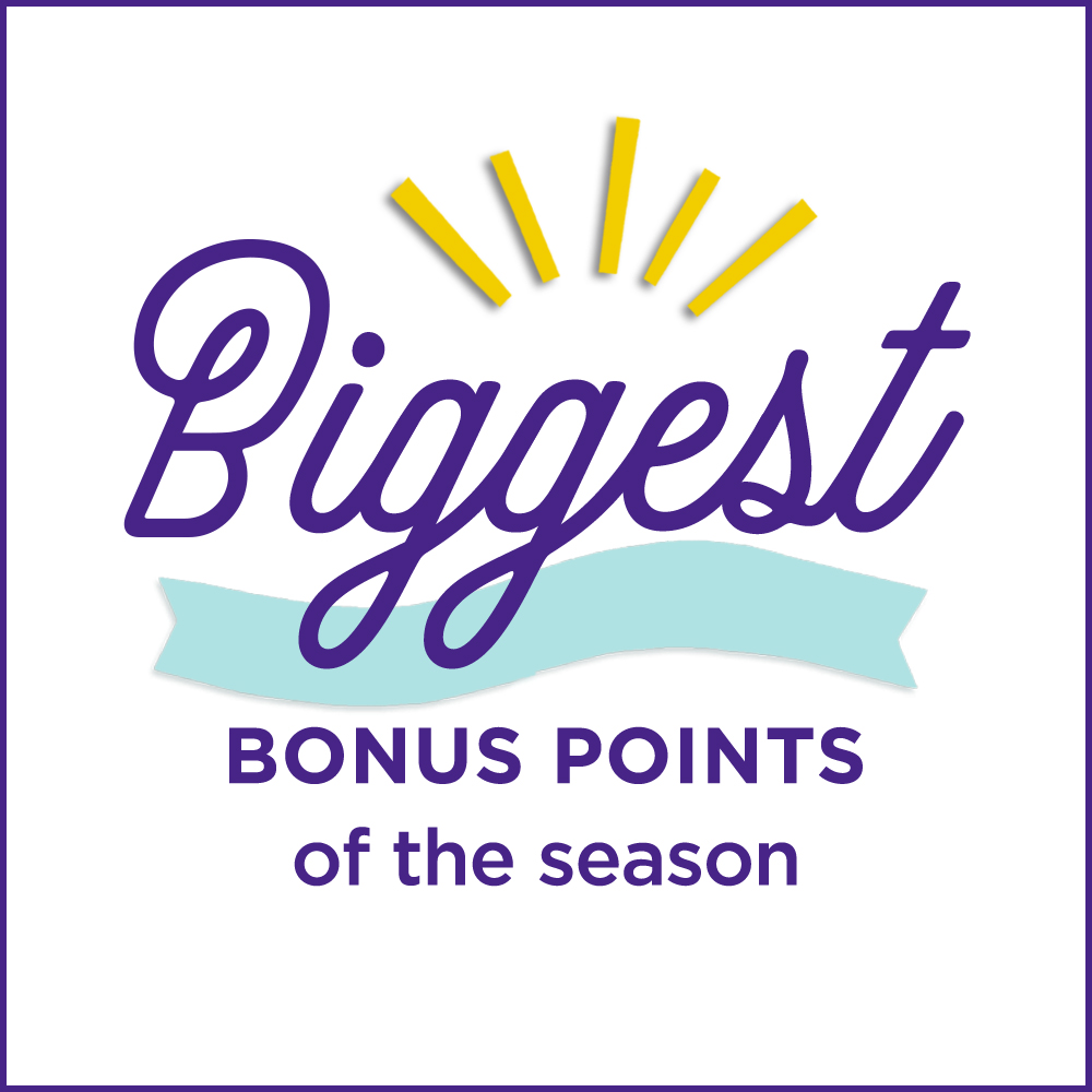 Biggest Bonus Points of the season!