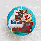 Santa's Magic Train Button