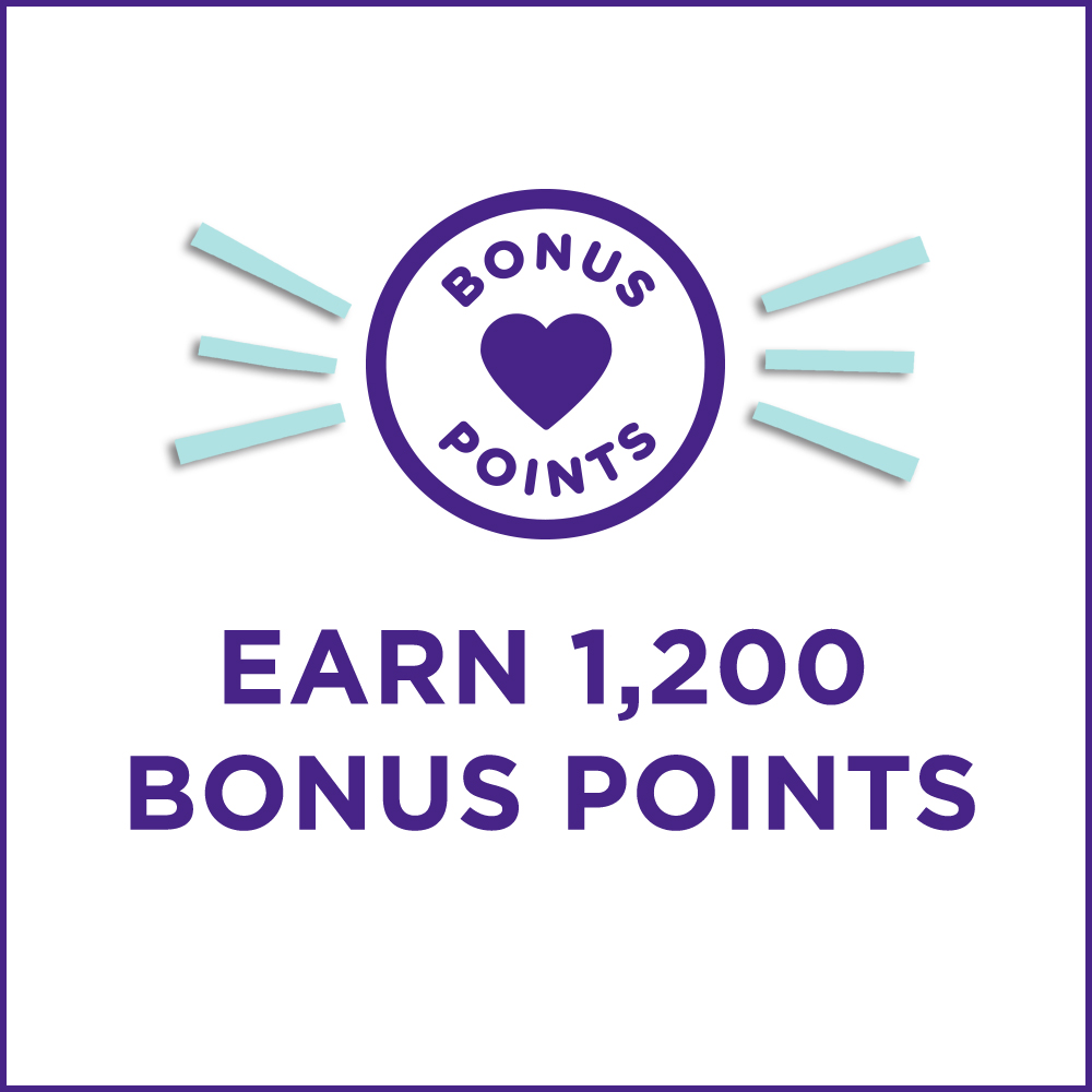 Earn 1,200 Bonus Points