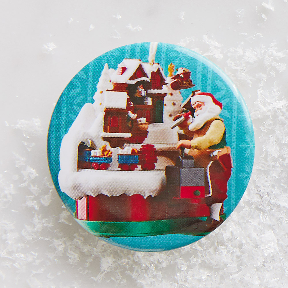Santa's Magic Train Button