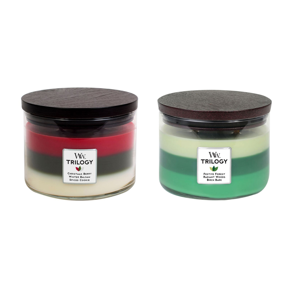 WoodWick® Holiday Trilogy Candles