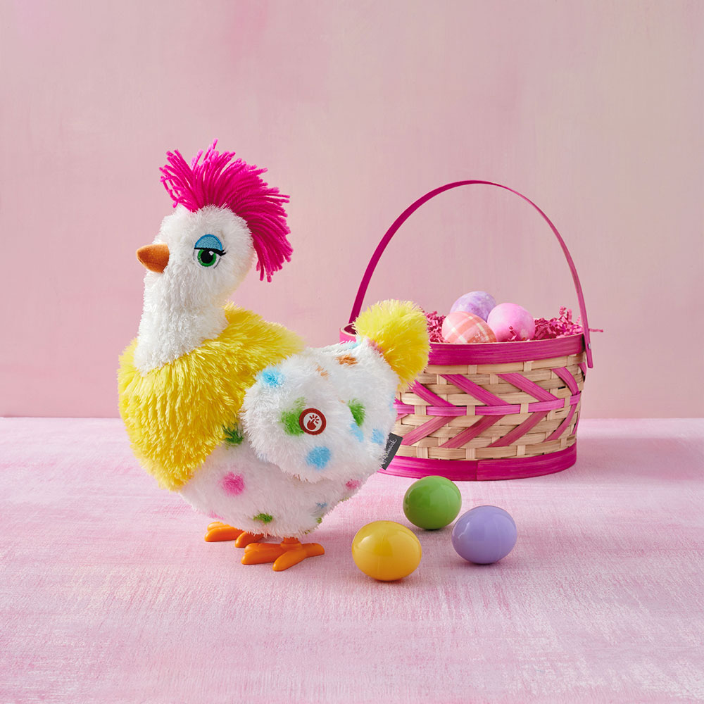 Sassy Squawkin' Egg Droppin' Hen Musical Stuffed Animal With Motion