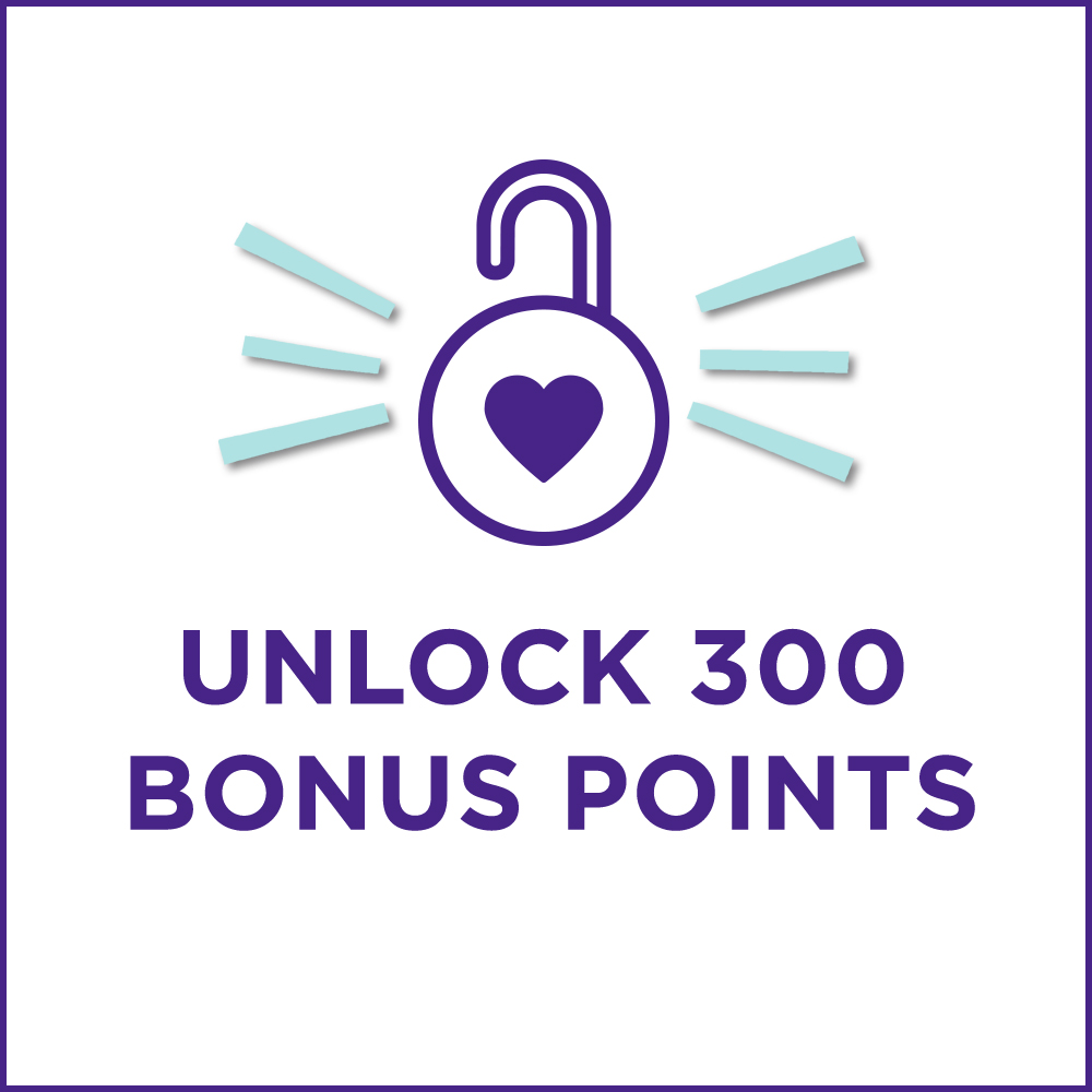 Unlock 300 Bonus Points