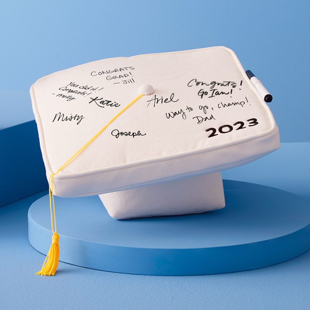 Autograph Graduation Cap Plush
