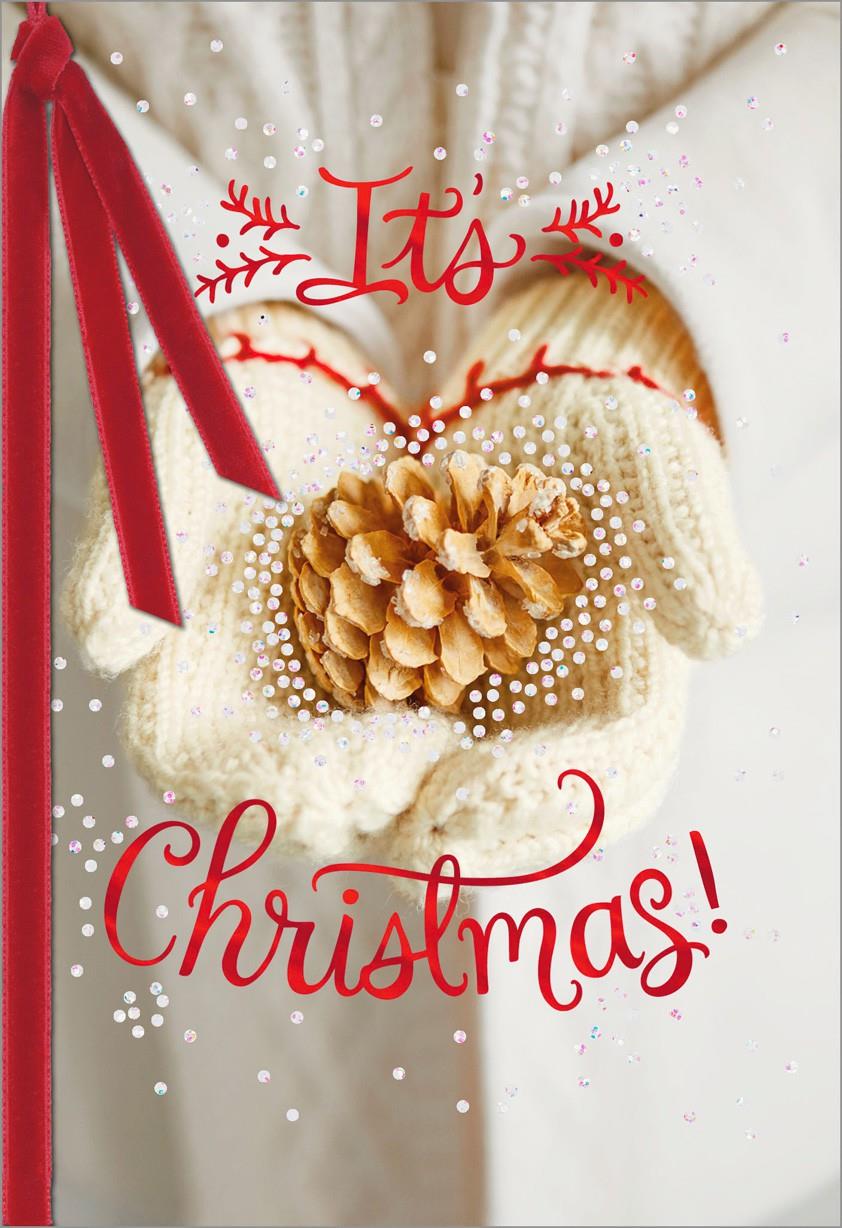 Holiday Mittens Blank Christmas Card - Greeting Cards - Hallmark