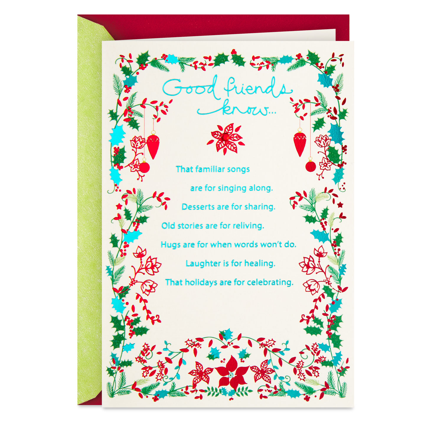 Christmas cards for friends sale