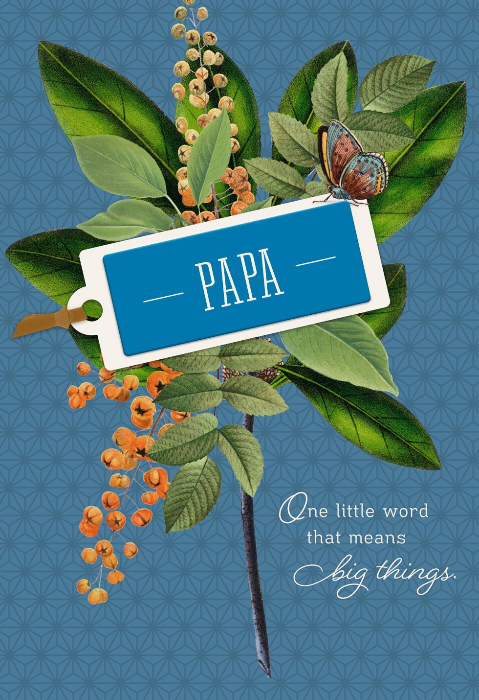 Download Berry Branch Father's Day Card for Grandpa With ...