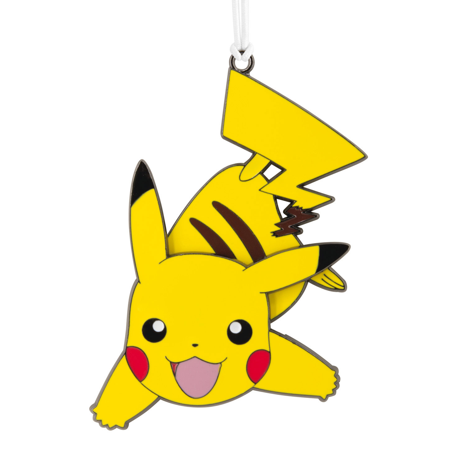 Pokémon Pikachu Moving Metal Hallmark Ornament - Hallmark Ornaments
